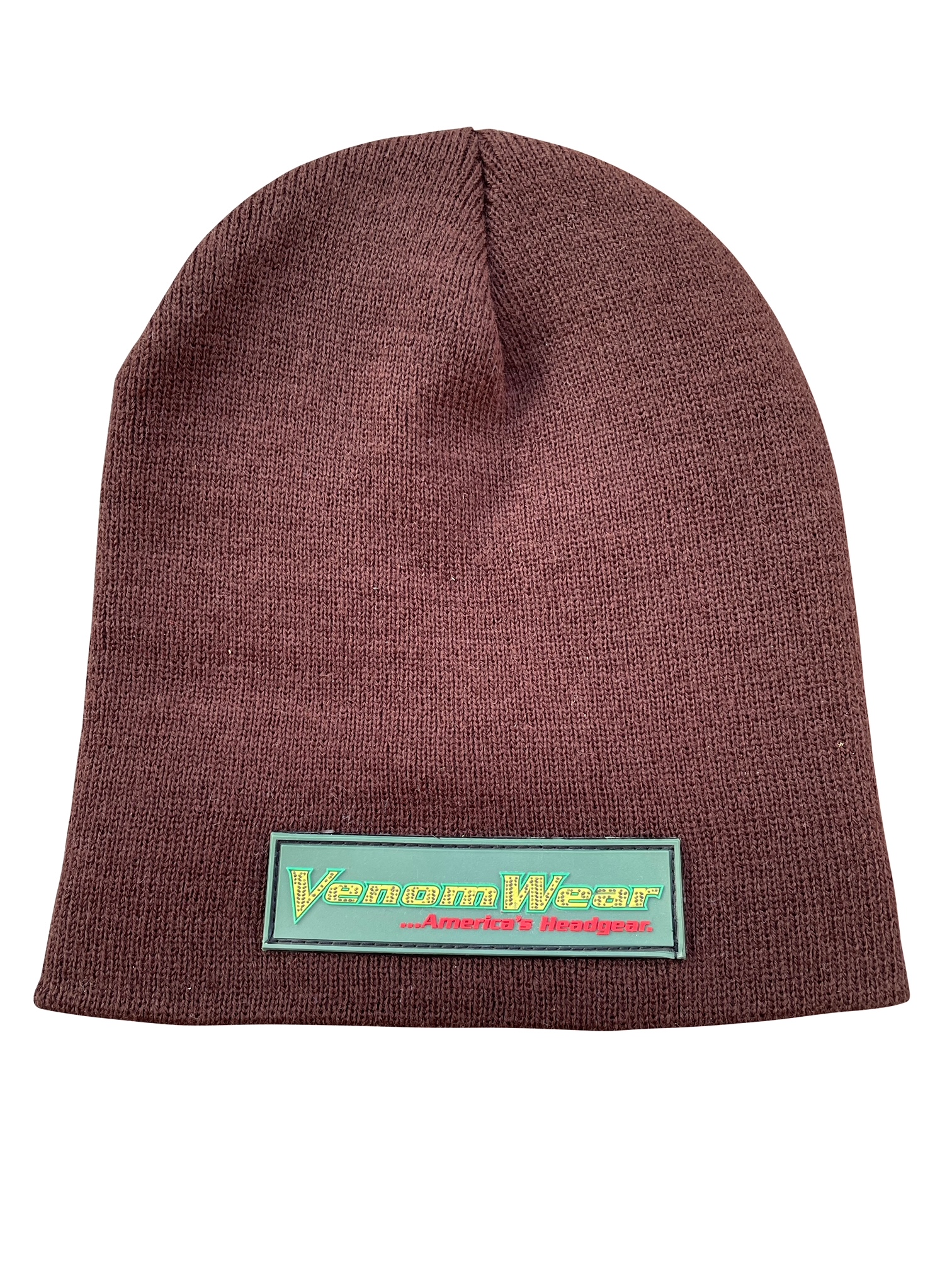 Brown No Cuff "America's Headgear" Beanie Olive Headgear Shop