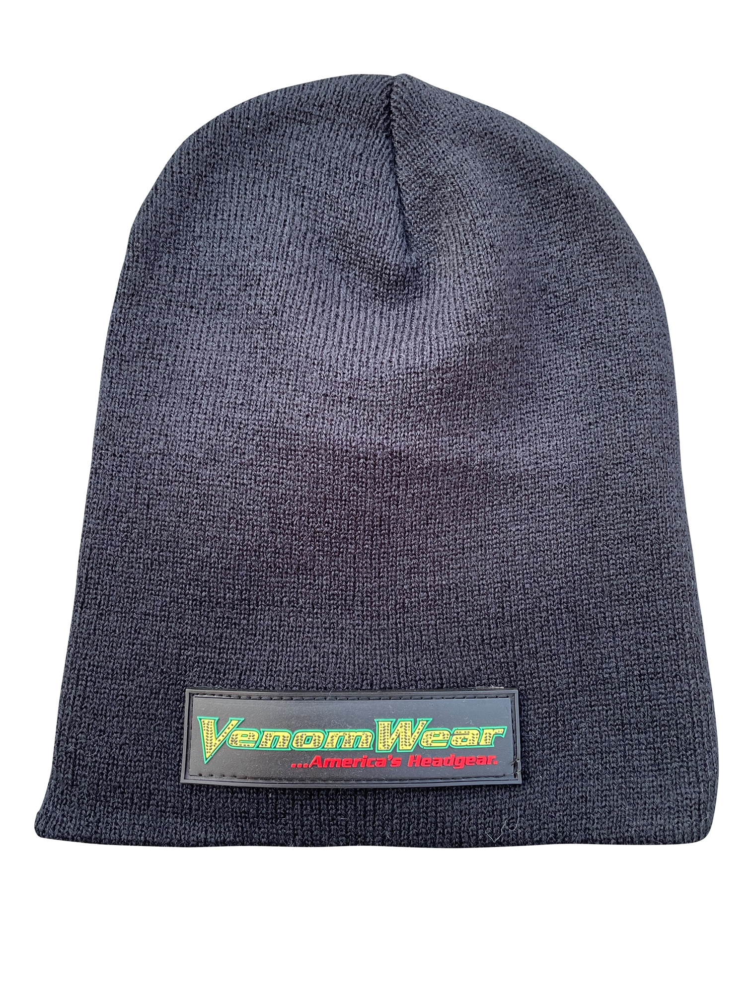 Black No Cuff "America's Headgear" Beanie Black Headgear Shop